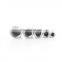NPT ZG 1/8 1/4 3/8 1/2 3/4 1' 2' 3' 4'  Stainless Steel round cap