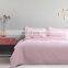 Fashion European And American Style King Bedroom Polyester Pink Adult Quilt Set