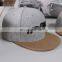 Custom Brown Round Brim Melton Wool Snapback Cap Bulk