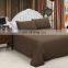 Solid Sheet Sets 100% Polyester Mattress Covers Dark Brown Flat Sheet Sets