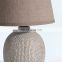 Japan simple relief design reading light customize fancy table lamp porcelain for restaurant office