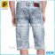 2016 comfortable mens simple denim shorts with your design