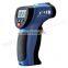 Compact gun type infrared thermometer with dual laser targeting
