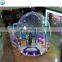 Factory high-quality customized  christmas decoration giant inflatable snow globe photo booth 4mDia with blowing snow for sale