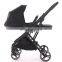 Newst Model Aluminum Frame High Landscape Luxury Prams 3 in 1 Baby Strollers With Car Seat