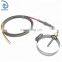 L type MI thermocouple with metal braided wire