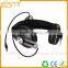 Best design fancy trendy music metal headband silver stereo deep bass good quality headphones