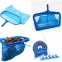 Swimming pool plastic leaf skimmer