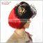 cheap novelty wholesale decorative hair clip mini hard top hats