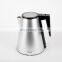 Honeyson hotel water kettle High Quality double wall good price 1.2l