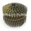 XINHAI Siding Coil Nails Ring Shank Wire Collated Coil Thickcoat Galvanized 15-Degree 2-Inch x 0.090-Inch