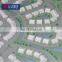 Simple low cost plastics real estate model miniature house sand table