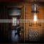 Art Iron cage wall lamp Vintage bedroom wall light 110v 220v