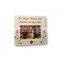 white custom rose flower square ceramic picture photo frame stand for table