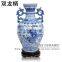 Antique Decorative Chinese Blue And White Porcelain Flower Vases