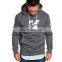 Wholesale custom printed men's hoodie spring and autumn pullover drawstring hooded long sleeve casual sports jogging suit