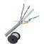 CAT6 communication cable 23AWG Bare Copper cat6 Lan Cable Single Jacket outdoor use