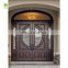 Interior wrought iron entrance door glass price