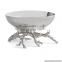 silver designer bowl