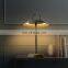 New Product Decoration Acrylic Ash Black Matte Gold Reading Room Indoor LED Modern Table Lamp