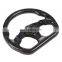100% real carbon fiber steering wheel, custom all in one carbon steering wheel 350mm