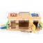 Educational preschool montessori wooden lock toys