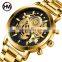 HANNAH MARTIN 1094 High Quality Men Quartz Watch Calendar Wristwatch fashion Stainless Steel Watch For Men