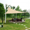 6m*6m*6m high quality polyester shade cloth /sail commercial vinyl shade polyester waterproof sail