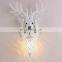 Indoor Modern Antlers Deer Head Wall Lamp American Country Retro Living Room Bedside Wall Lights