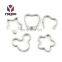 Various Styles Chains Accessories Plain Split Ring Key Blanks Custom For Clothing