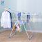 Attractive simple design hanging wrought iron clothes rack shelves