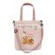 Bolsas Para Compras Reutilizables Venta Al Por Mayor Eco-friendly Custom Logo Sling Tote Bag with Zipper