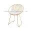Metal Wire Chair with Round Backrest DC-W04