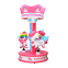 Pink Horse Playground Kids Kiddie Rotating Horses Ride Park Games Carousel For Child