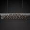 Retro Style Indoor Decoration Rectangular Industrial Metal Chandelier Living Room Hotel Ceiling Home Decor Lighting Hang Lamps