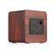 Mini Bamboo Wooden Speaker Square wireless rechargeable bt Bluetooth speaker Smart Phone Compatible stereo Speaker