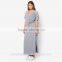 D292 Women long sleeve maxi dress design 2016 hotsale fashion jersey dress