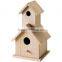 Christmas wooden bird house new design wooden bird house