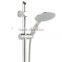 Modern Chrome Bathroom Stylish Shower Slider Rail Kit Set Suitable for low pressure systems