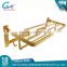 High quality simple design wall mounter gold towel rack