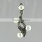 Designer Pearl And Black CZ Sterling Silver Pendant, Indian Wholesaler Silver Jewelry, 925 Sterling Silver Jewelry