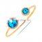 Beautiful Gorgeous Partywear Red Crystals Free Size Adjustable Bangles