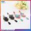 Multicolor fashion women's crystal and alloy long drop earrings