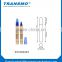China factory price cosmetic packaging plastic slim shape lip brush tube