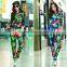 Hot sale in stock women sports printing suit