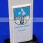 Polishing Laser Engraved Acrylic Trophy Awards with logo For Souvenir
