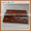 Aluminum hinge for door window cabinet with wood grain effect