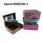 Cheap Custom Standing Leather Velvet Mirror Crystal Jewelry Box