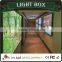led light box acrylic and aluminum CE UL RoHS Any sizes available and portable
