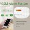 Newest Touch keypad design for GSM alarm system!wireless burglar alarm system by SMS /phone/GSM/ SOS alarm